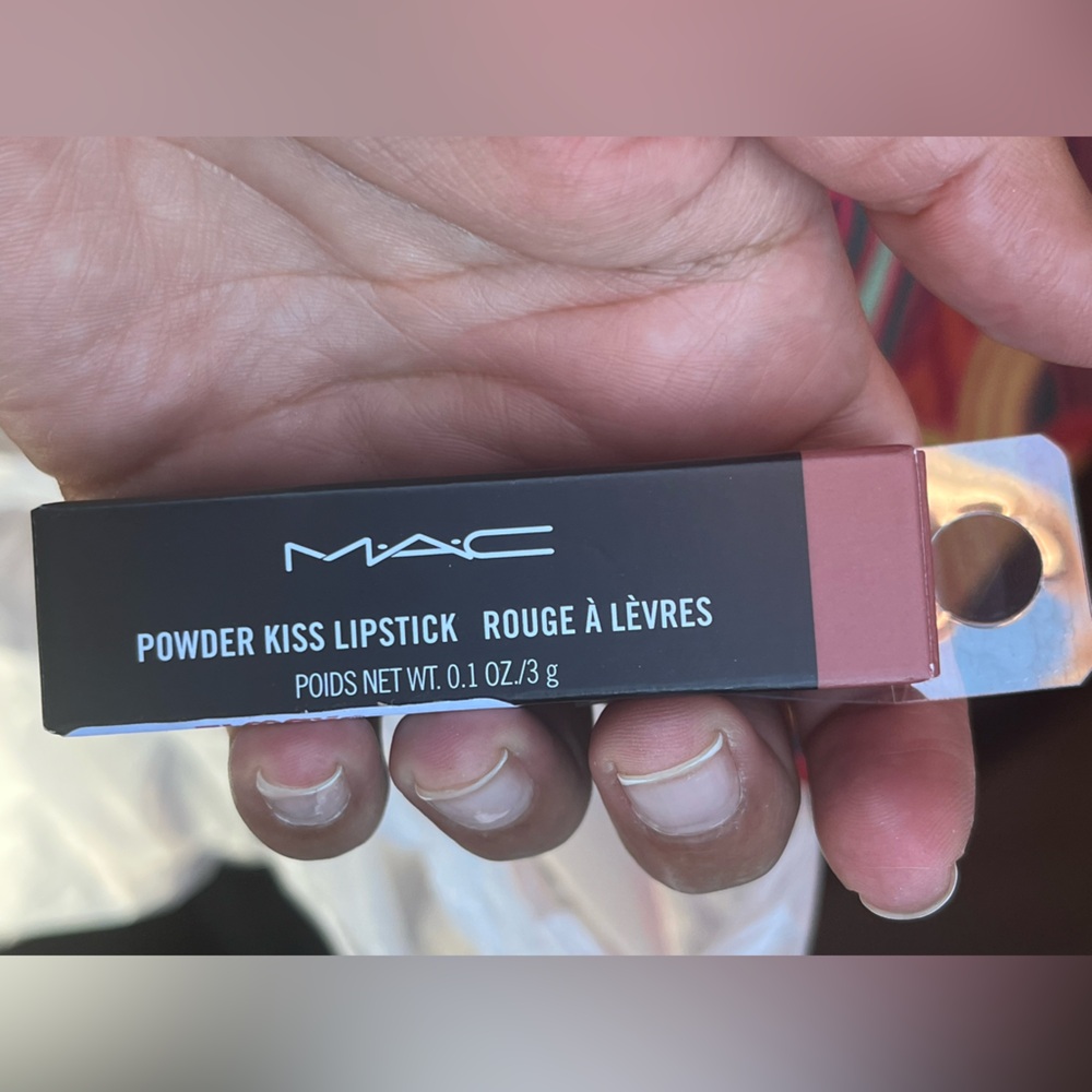MAC POWDER KISS LIPSTICK mull it over 314 makeup cosmetics new - Picture 4 of 5
